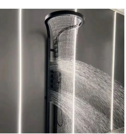 Душевая многофункциональная панель Ganzer ABELARD GZ01168-C черная фото