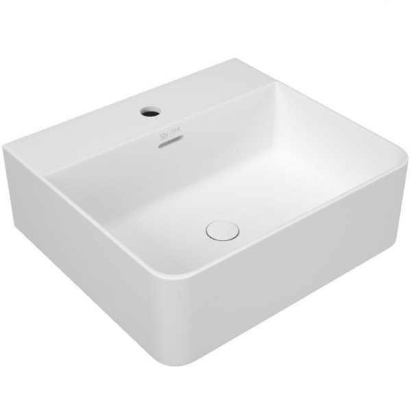 Накладная раковина с донным клапаном OWL 1975 Vinkel OWLB191001 46x42 фото