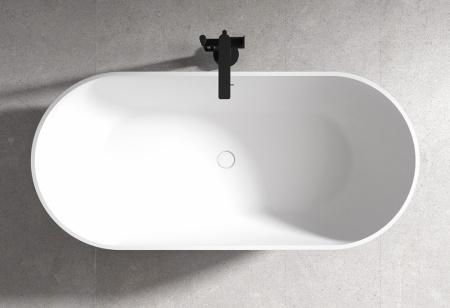 Ванна акриловая Abber AB9241MB 170x80 черная матовая фото