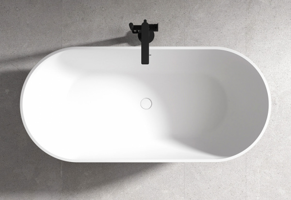 Ванна акриловая Abber AB9241MB 170x80 черная матовая фото