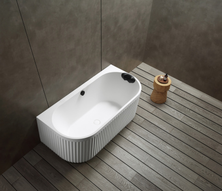 Ванна из искусственого камня Abber Leipzig AM9916 170x80 белая матовая фото