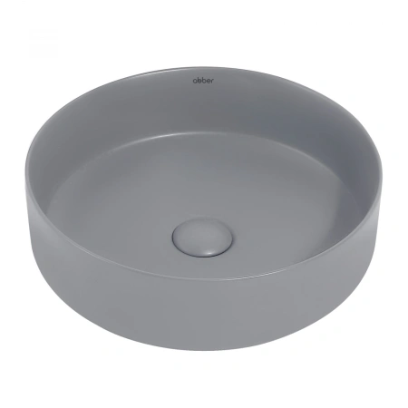 Накладная раковина Abber Bequem AC2109MG 40x40 серая матовая фото