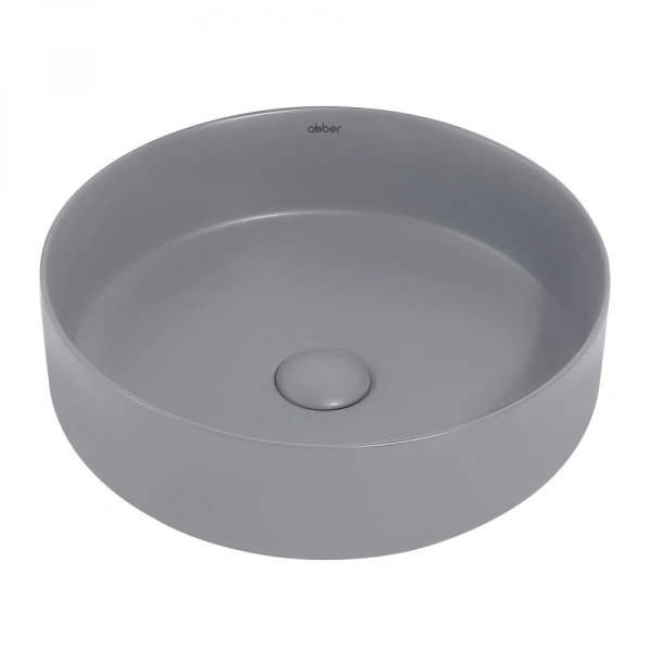 Накладная раковина Abber Bequem AC2109MG 40x40 серая матовая фото