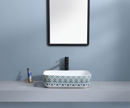 Накладная раковина Bronze de Luxe Nordic 2073 50x40 фото