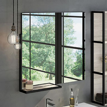 Зеркало Comforty Дюссельдорф-90 дуб дымчатый фото