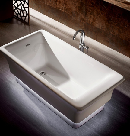 Ванна акриловая Abber AB9221 170x85 с подсветкой фото