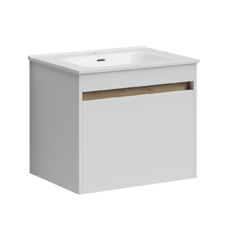 Тумба под раковину Sancos Smart SM60W белый глянец фото