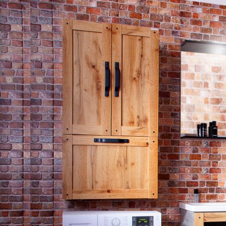 Шкаф над стиральной машиной Бриклаер Лофт 60 фото