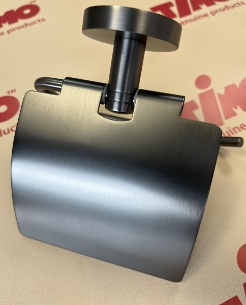 Держатель для туалетной бумаги Timo Saona 13042/18 черное золото фото