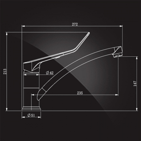 Смеситель для кухни Elghansa Kitchen 56B0390 фото