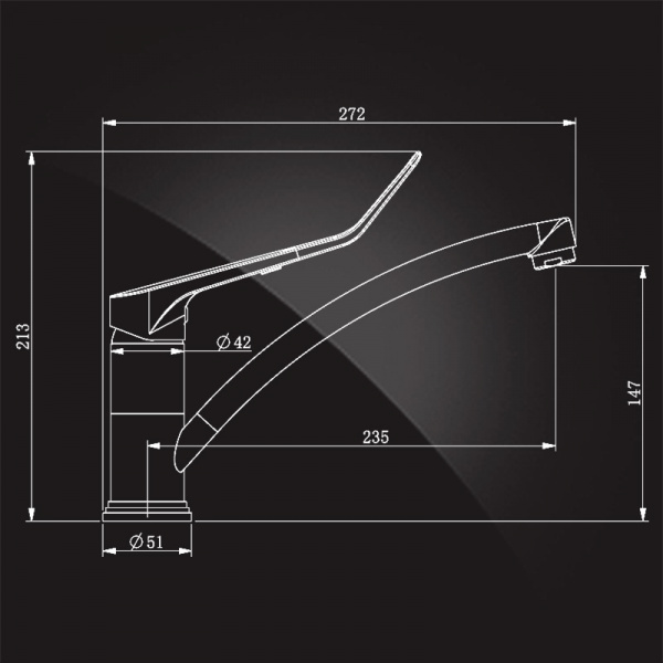 Смеситель для кухни Elghansa Kitchen 56A0390 фото