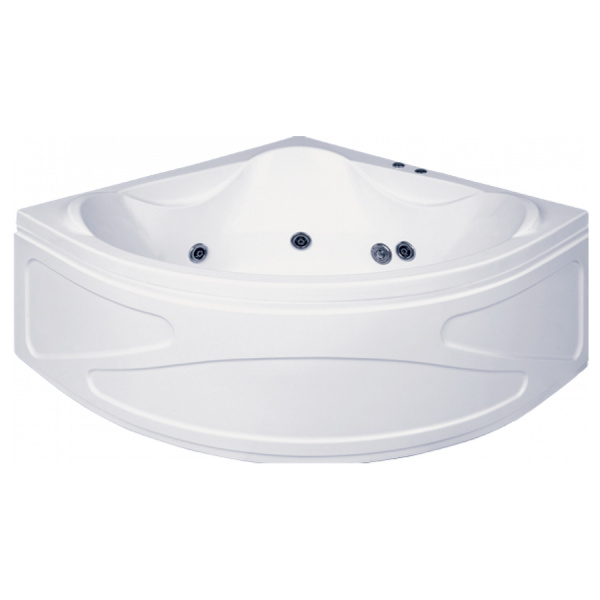 Ванна акриловая с гидромассажем Bas Риола 135х135 фото