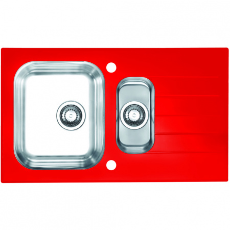 Мойка для кухни Alveus Glassix 20 красный фото