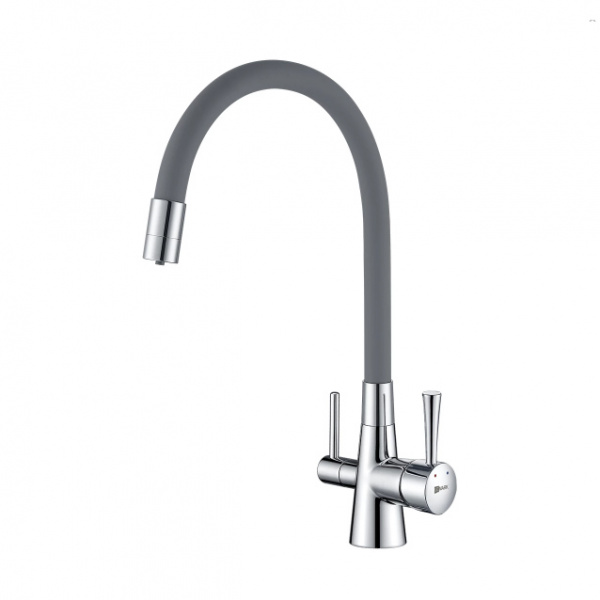Смеситель для кухни с фильтром для воды Lemark Comfort LM3075C-Gray фото