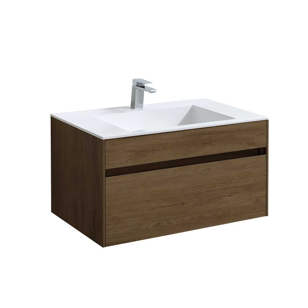 Тумба под раковину Vincea Chiara VMC-2C800TO T.Oak 80 см фото