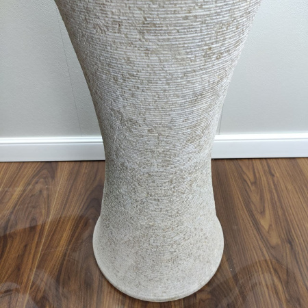 Раковина напольная из мрамора Cream MN-01362 (40*40*90) фото