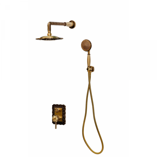 Душевая система скрытого монтажа Milacio Vitoria MC.105.BR бронза фото