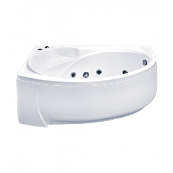 Ванна акриловая с гидромассажем Bas Флорида 160х90 L фото