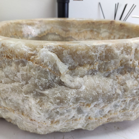 Накладная раковина из оникса Erozy Green EO-00760 (46*36*18см) фото