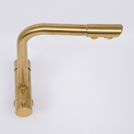 Смеситель для кухни под фильтр WasserKRAFT A8387 матовое золото фото