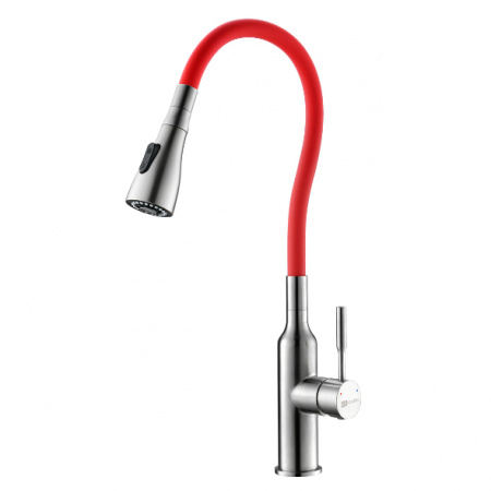 Смеситель для кухни Lemark Expert LM5082S-Red фото