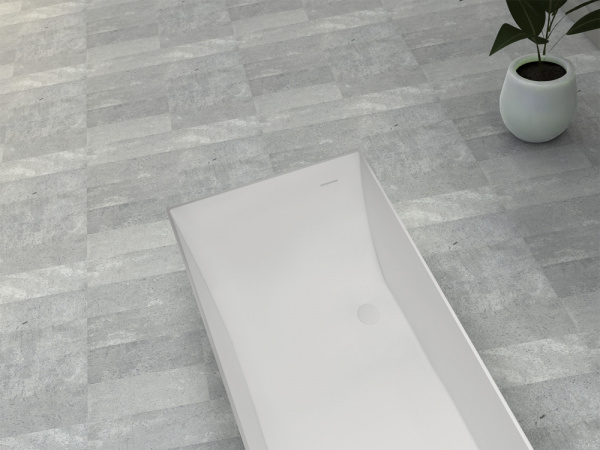 Ванна из искусственого камня Abber Stein AS9640-1.6 160x70 белая матовая фото