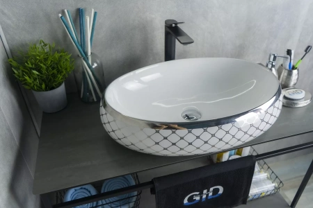 Накладная раковина GID NC262 59х40 фото