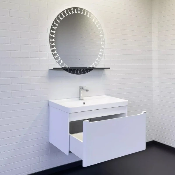 Зеркало с полочкой Comforty Арзамас-80 00-00014152 фото