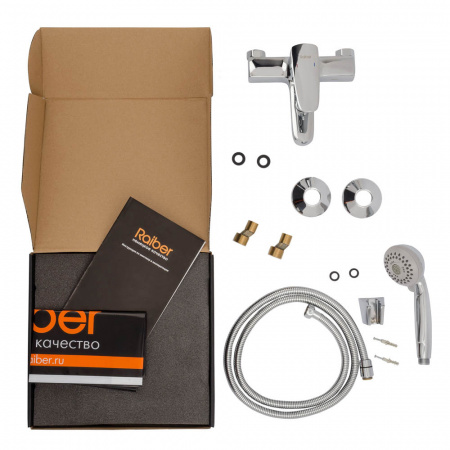 Смеситель для ванны с душем Raiber Quattro R6002 фото