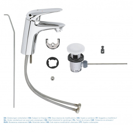 Смеситель для раковины Grohe Eurostyle New 23707003 фото