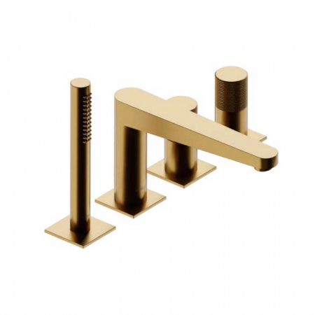 Смеситель на борт ванны Omnires Contour CT8032GLB золото фото