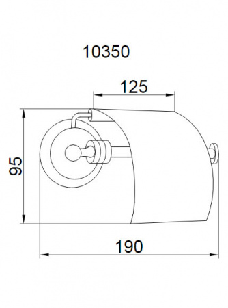 Держатель для туалетной бумаги Boheme Hermitage Bronze 10320 фото
