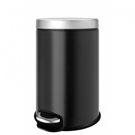 Мусорное ведро для ванной с педалью WeltWasser WW ERFIE BL 30L черное фото