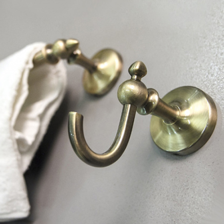 Крючок для ванной одинарный Art&Max Antic AM-E-2686BQ бронза фото