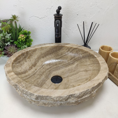 Накладная раковина из оникса Erozy Sunset EO-01435 (53*44*15) фото