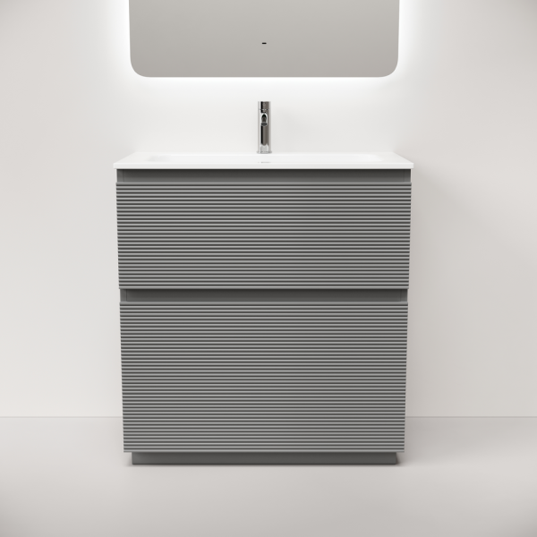 Тумба под раковину Sancos Folk Floor FL80FES Ergraut soft фото