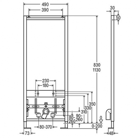 Инсталляция для биде Viega Eco Plus 727901 фото