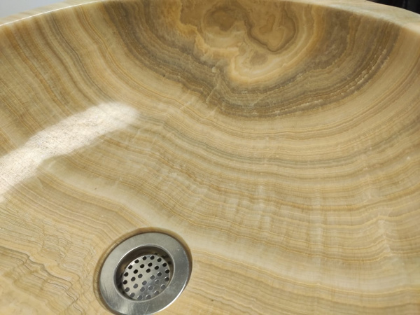 Накладная раковина из оникса Indo Erozy Sunset EO-00426 фото