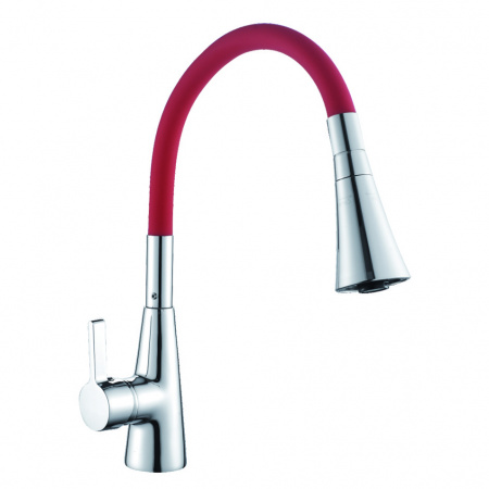 Смеситель для кухни Oute T13B T9313B-8 красный фото