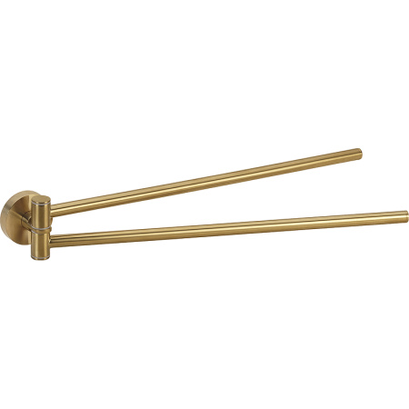 Полотенцедержатель двойной поворотный Bemeta Sablo 160204190 золото матовое фото