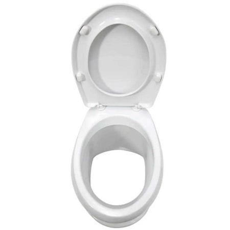 Дачный унитаз Оскольская Керамика 46901100002 с сиденьем фото