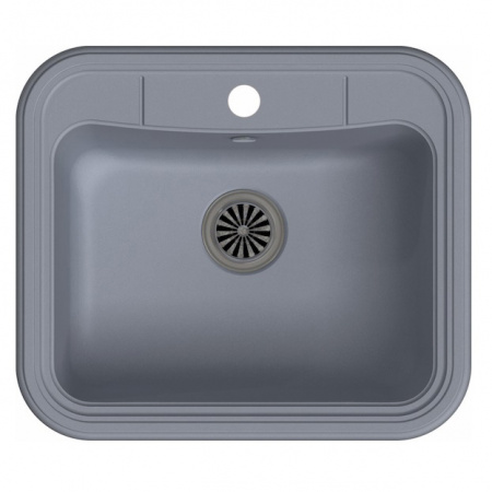 Мойка кухонная Ewigstein Antik A- 60 серый металлик фото