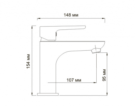 Смеситель для раковины WasserKRAFT Leine 3504 фото