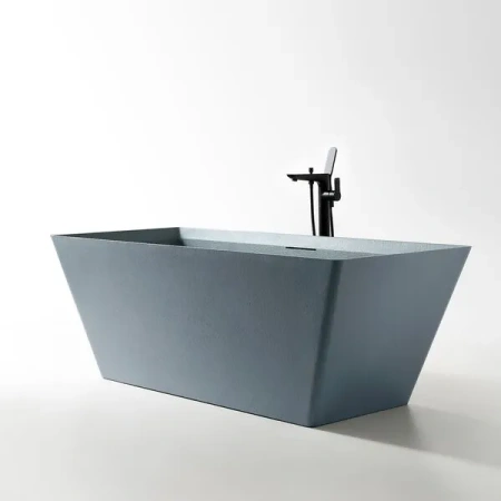 Ванна из искусственого камня Abber Berlin AM9912G 170x75 серая фото