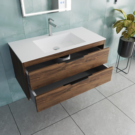 Тумба под раковину Vincea Chiara 2D VMC-2C2100CO С.Oak 100 см фото