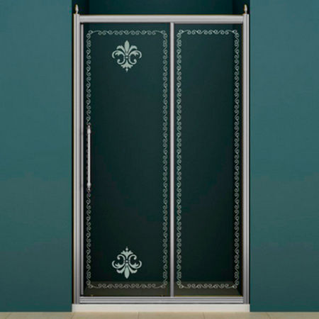 Душевая дверь Cezares Retro RETRO-BF-11-30+120-CP-Cr 150 см хром фото