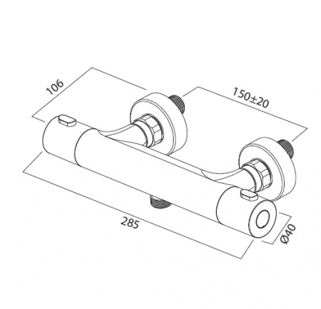 Термостатический смеситель для душа Am.Pm Joy F8540000 фото