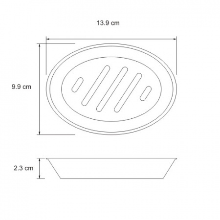 Мыльница настольная WasserKRAFT WasserKRAFT Ruwer K-6729 фото