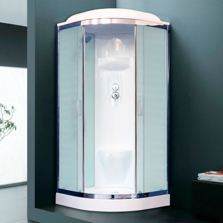 Душевая кабина Royal Bath НК RB90HK6-WC-CH 90x90 фото