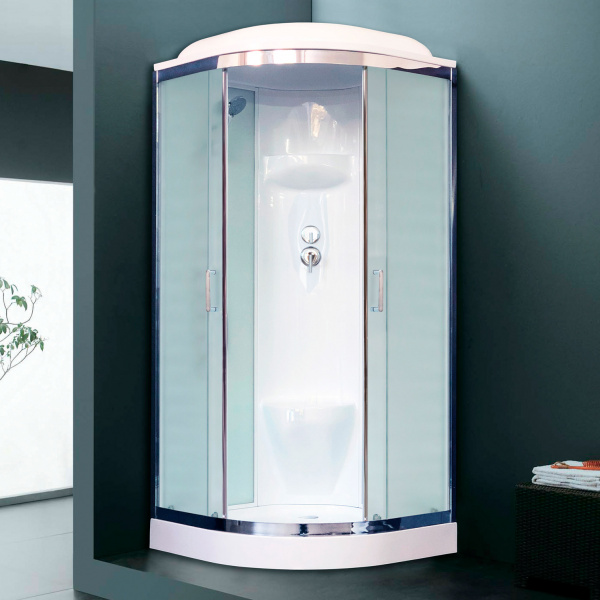 Душевая кабина Royal Bath НК RB90HK6-WC-CH 90x90 фото